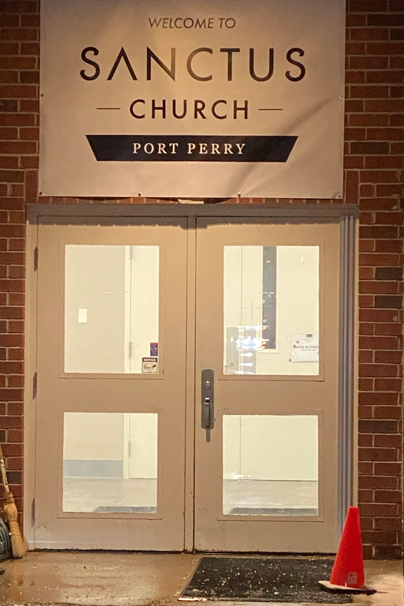 Church Door Installation